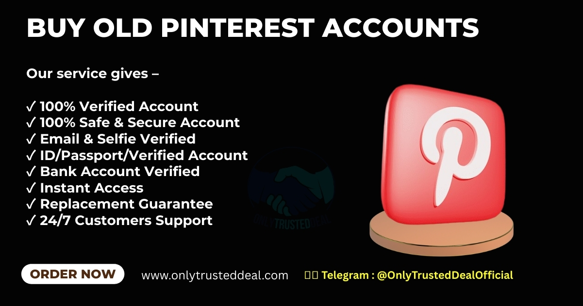 Buy Old Pinterest Accounts