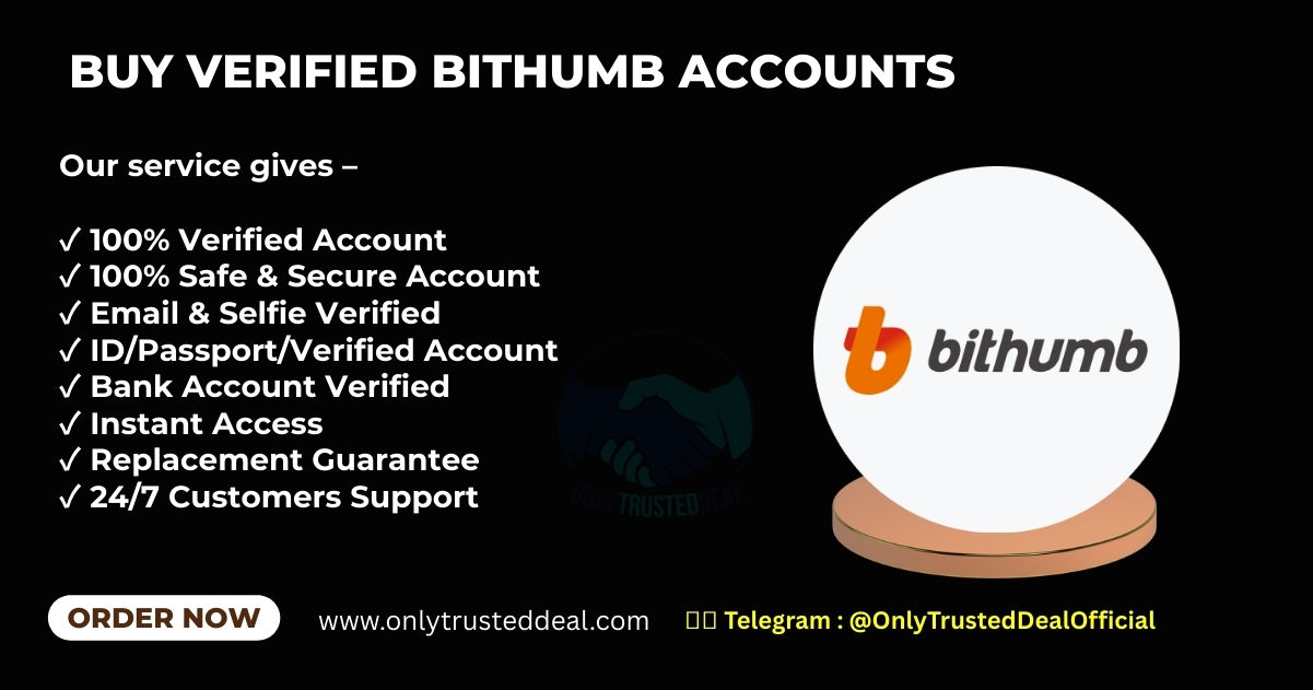 Buy Verified Bithumb Accounts
