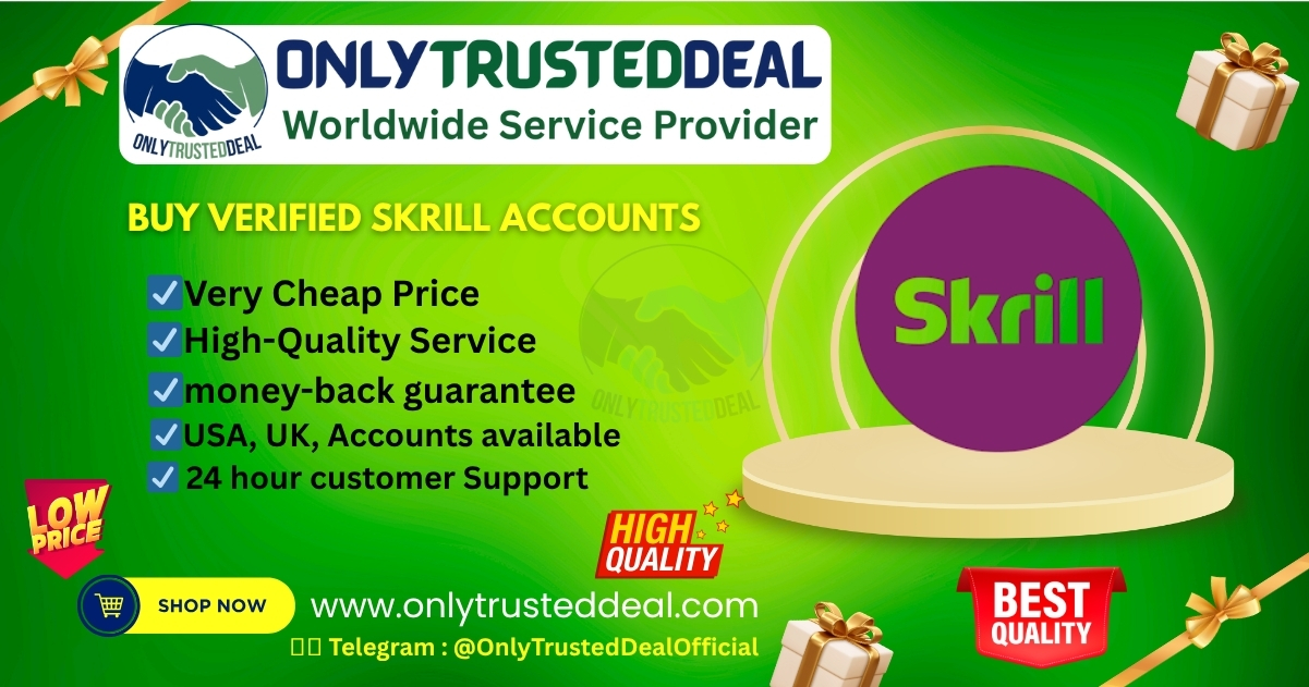 Buy Verified Skrill Accounts
