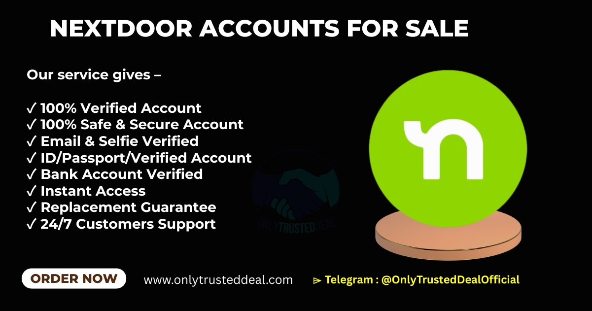 Nextdoor Accounts For Sale