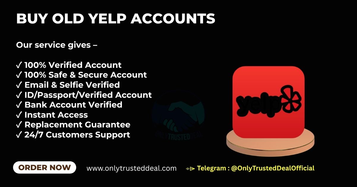 Buy Old Yelp Accounts